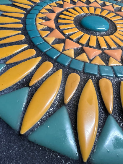 PERUVIAN SUNS - OUTDOOR GARDEN MOSAIC