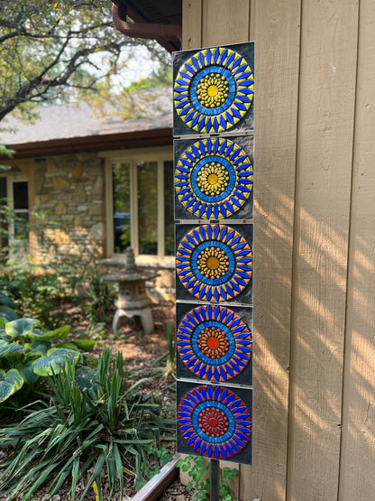 OBSIDIAN DUSK - OUTDOOR GARDEN MOSAIC