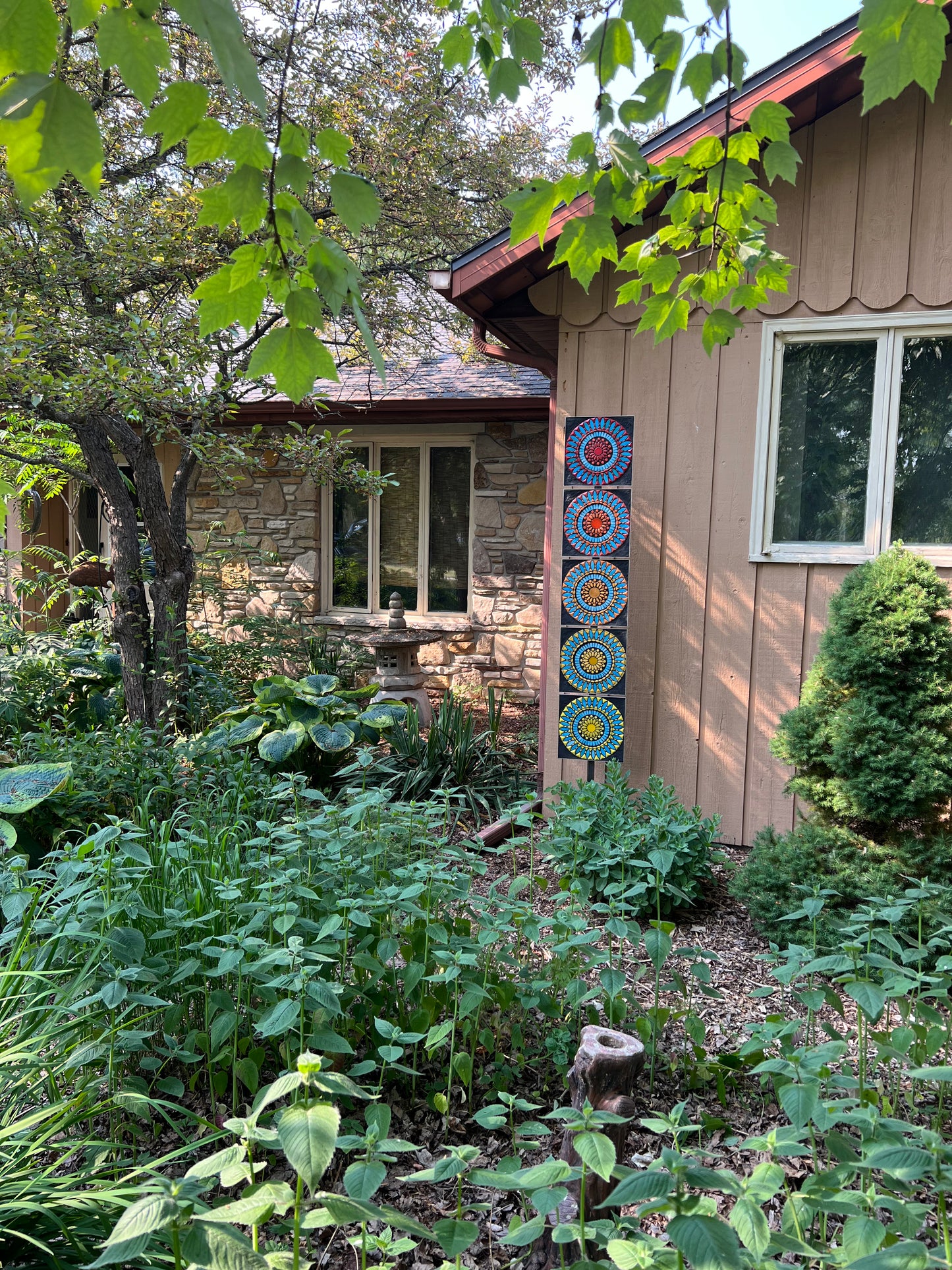 OCEAN SUNRISE - OUTDOOR GARDEN MOSAIC