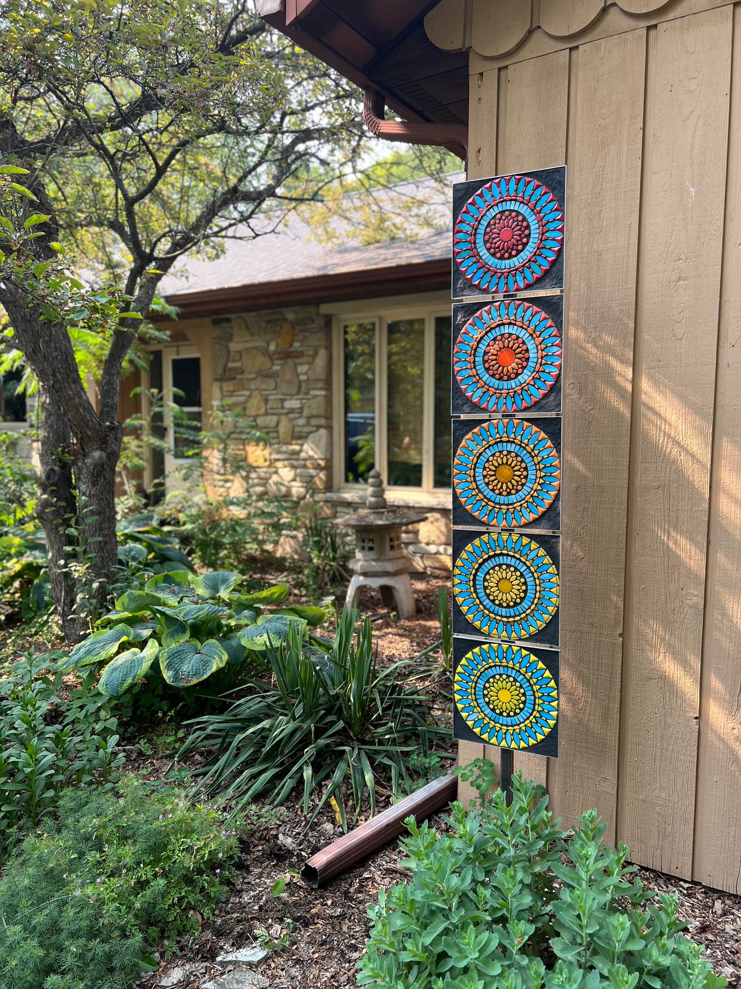 OCEAN SUNRISE - OUTDOOR GARDEN MOSAIC