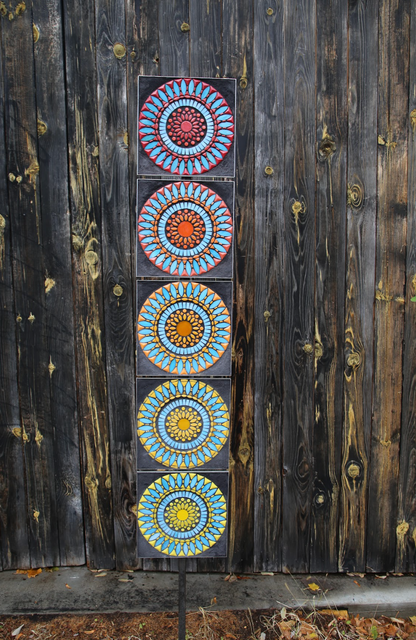 OCEAN SUNRISE - OUTDOOR GARDEN MOSAIC