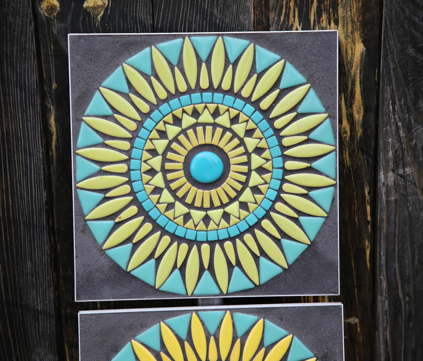 PERUVIAN SUNS - OUTDOOR GARDEN MOSAIC