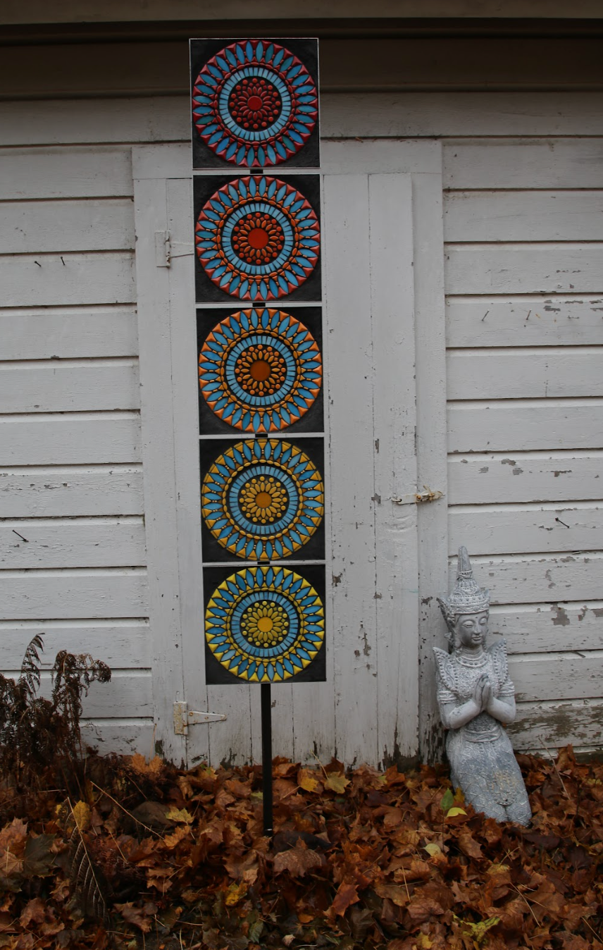 OCEAN SUNRISE - OUTDOOR GARDEN MOSAIC